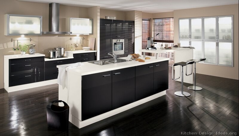 Dark Brown and White Modern