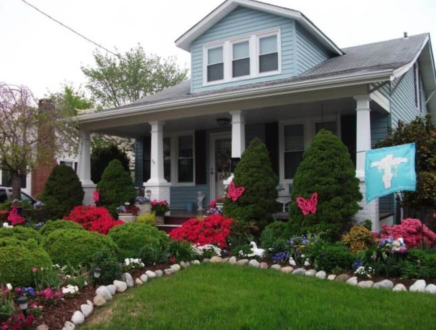 Spring Cottage Garden - front yard ideas