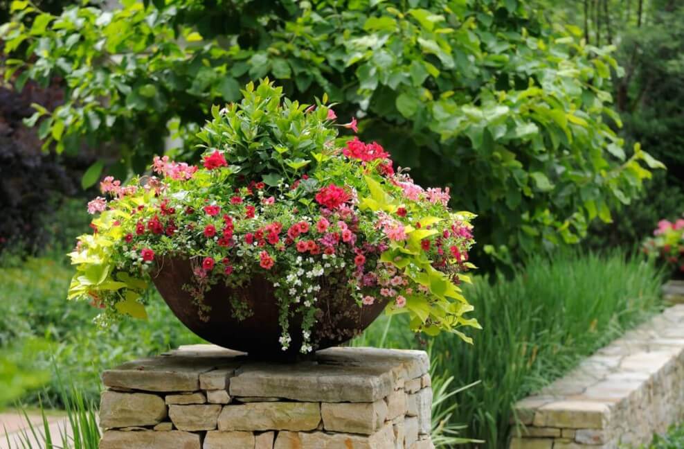 Stone Backyard Landscaping