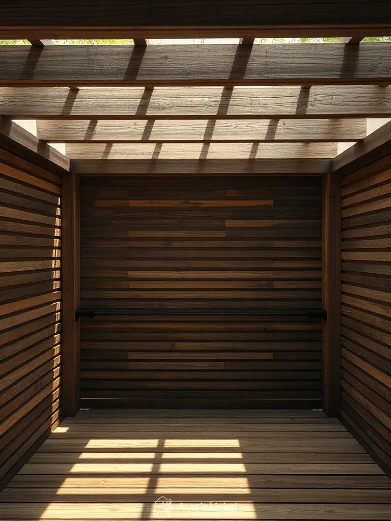 Acoustic dampening in a cozy backyard privacy fence layout