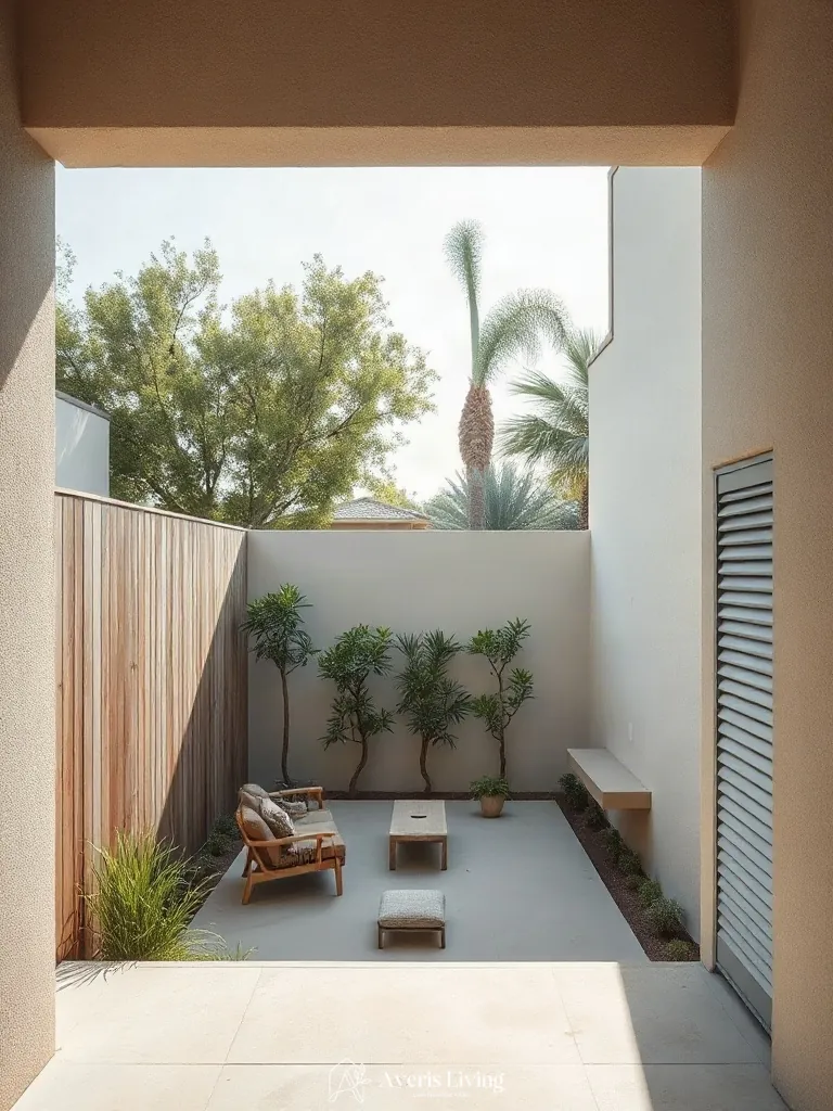 Open vistas balanced with aesthetic backyard privacy fence inspiration