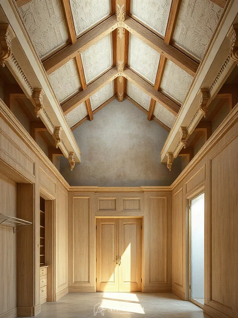 Ceiling architecture framing small closet organization systems