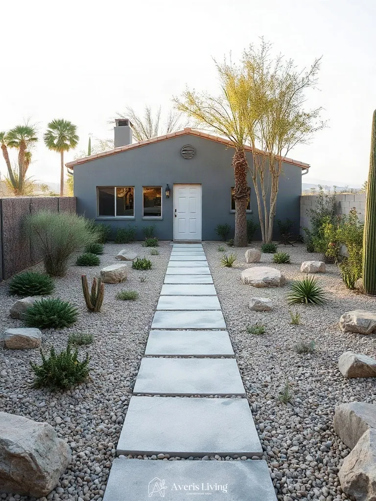 Intuitive backyard circulation mapped with stone pavers