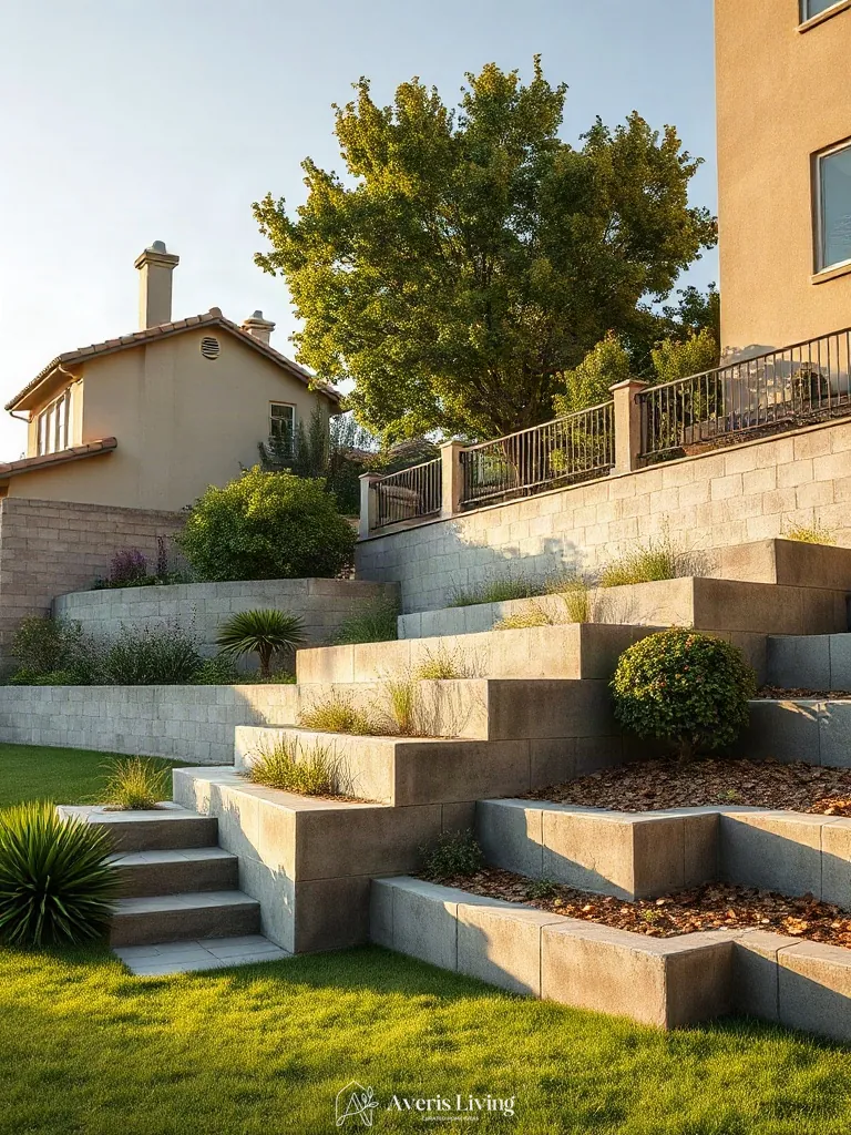 Engineered stability in backyard retaining walls
