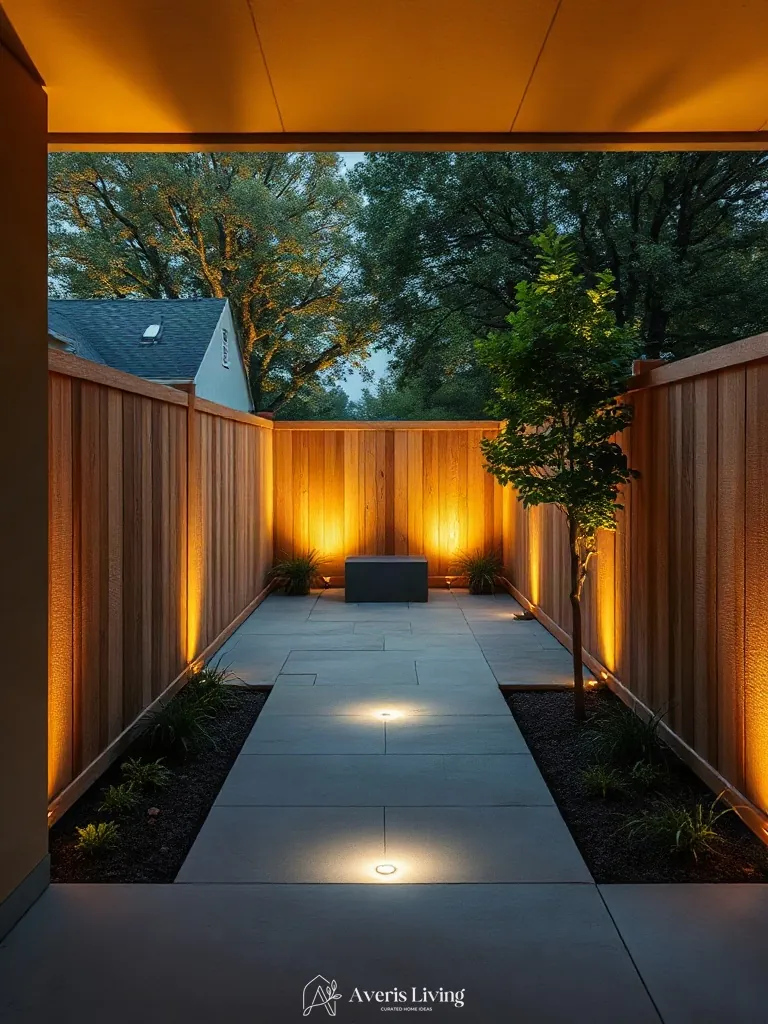 Setback alignment using aesthetic backyard privacy fence inspiration