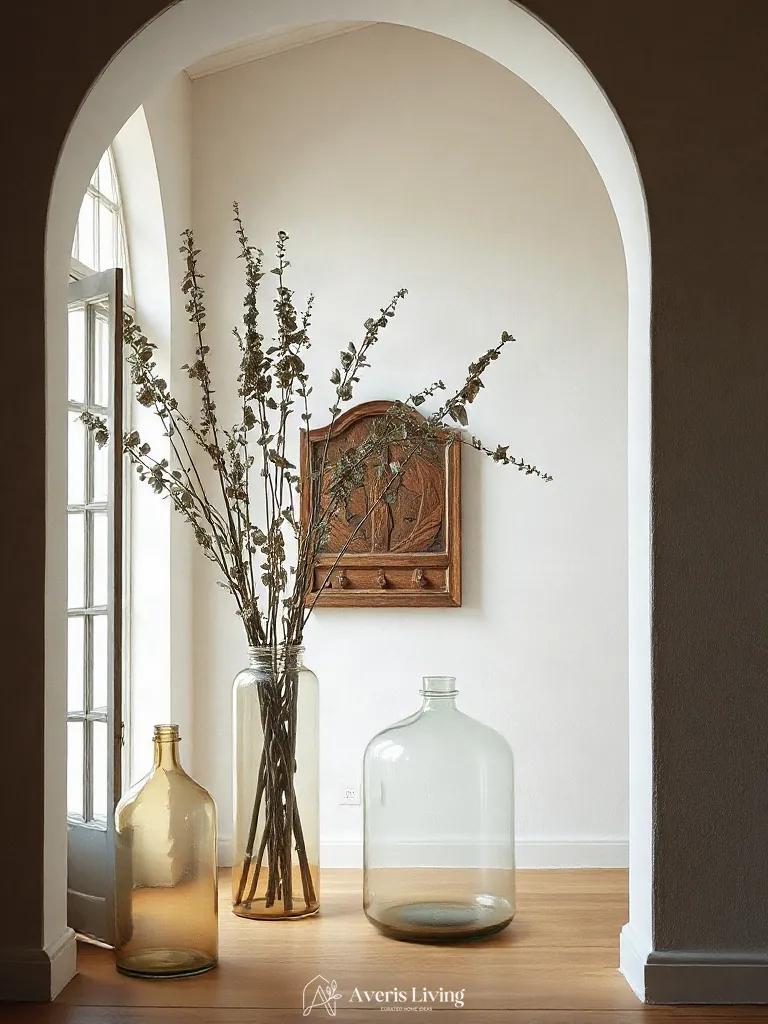 Botanical branches styling vintage kitchen wall decor