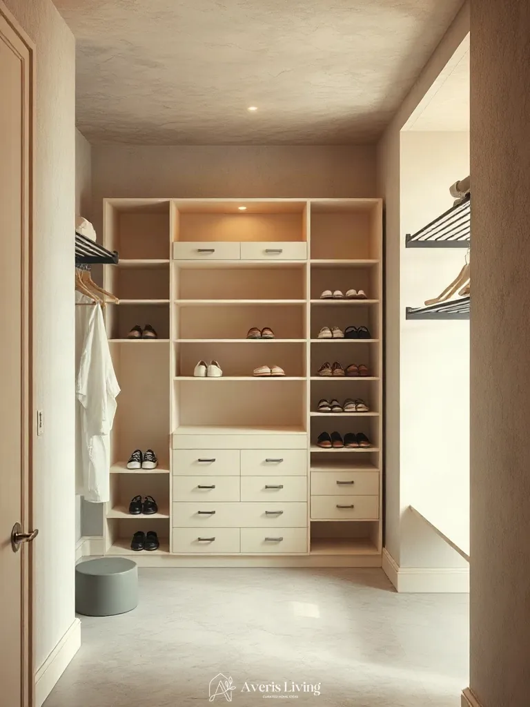 Proportional balance in small closet organization systems