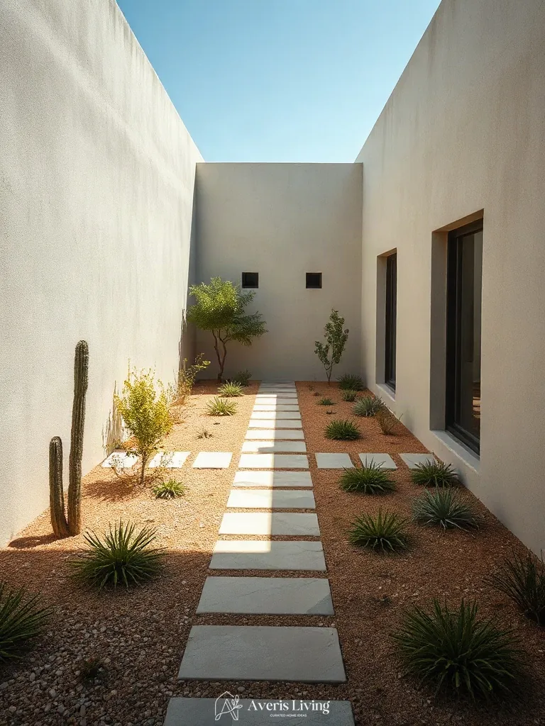 Zoned landscape layout incorporating drought-tolerant garden pathway tips